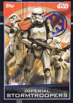 2016 Topps Star Wars Rogue One (UK Version) #70 Imperial Stormtroopers Front