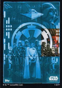 2016 Topps Star Wars Rogue One (UK Version) #107 Imperial Troops Part 6 Back
