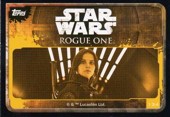 2016 Topps Star Wars Rogue One (UK Version) #134 Jyn Erso Back