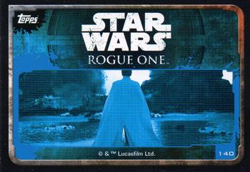 2016 Topps Star Wars Rogue One (UK Version) #140 Director Krennic Back
