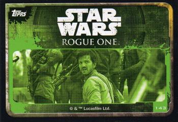 2016 Topps Star Wars Rogue One (UK Version) #143 Cassian Andor Back