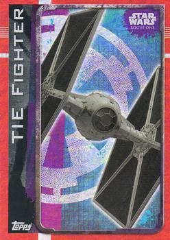 2016 Topps Star Wars Rogue One (UK Version) #178 TIE Fighter Front