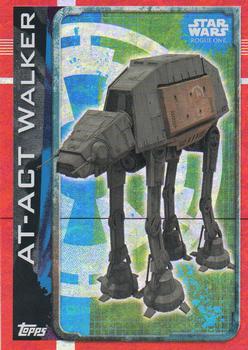 2016 Topps Star Wars Rogue One (UK Version) #183 AT-ACT Walker Front