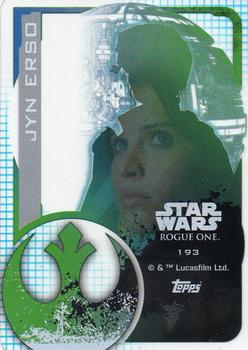 2016 Topps Star Wars Rogue One (UK Version) #193 Jyn Erso Back