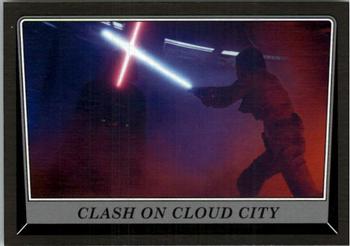 2016 Topps Star Wars Rogue One: Mission Briefing - Death Star Black #73 Clash on Cloud City Front