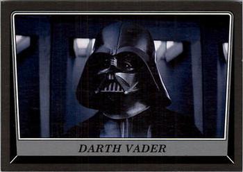 2016 Topps Star Wars Rogue One: Mission Briefing - Death Star Black #79 Darth Vader Front
