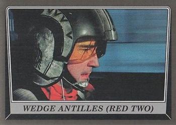 2016 Topps Star Wars Rogue One: Mission Briefing - Death Star Black #88 Wedge Antilles (Red Two) Front