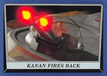 2016 Topps Star Wars Rogue One: Mission Briefing - Blue #20 Kanan fires back Front