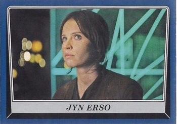 2016 Topps Star Wars Rogue One: Mission Briefing - Blue #NNO Jyn Erso Front