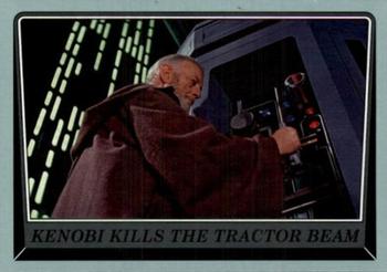 2016 Topps Star Wars Rogue One: Mission Briefing - Gray #41 Kenobi kills the tractor beam Front