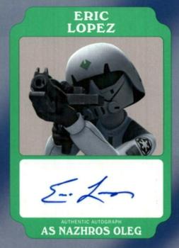 2016 Topps Star Wars Rogue One: Mission Briefing - Autographs #NNO Eric Lopez Front