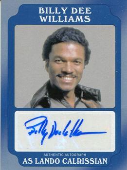 2016 Topps Star Wars Rogue One: Mission Briefing - Autographs Blue #NNO Billy Dee Williams Front