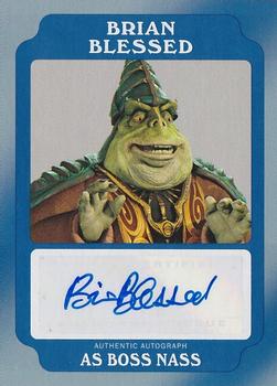 2016 Topps Star Wars Rogue One: Mission Briefing - Autographs Blue #NNO Brian Blessed Front