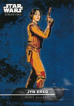 2016 Topps Star Wars Rogue One: Mission Briefing - Character/Vehicle Stickers #1 Jyn Erso Front
