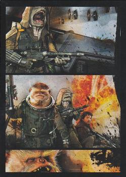 2016 Topps Star Wars Rogue One: Mission Briefing - Comic Strips #12 Pao / Bistan Front