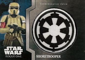 2016 Topps Star Wars Rogue One: Mission Briefing - Commemorative Patches #7 Shoretrooper Front