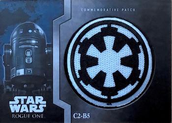 2016 Topps Star Wars Rogue One: Mission Briefing - Commemorative Patches #13 C2-B5 Front