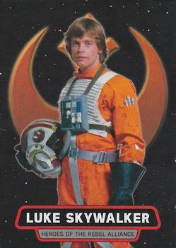 2016 Topps Star Wars Rogue One: Mission Briefing - Heroes of The Rebel Alliance #1 Luke Skywalker Front