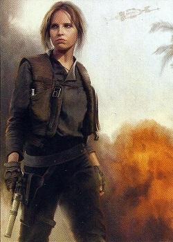 2016 Topps Star Wars Rogue One: Mission Briefing - Montages #3 Jyn Erso Front