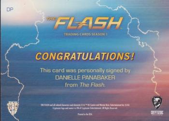 2016 Cryptozoic The Flash Season 1 - Autographs #DP Danielle Panabaker Back