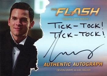 2016 Cryptozoic The Flash Season 1 - Autographs #DG1 Devon Graye Front