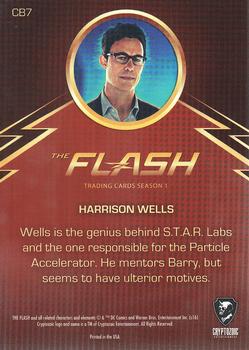 2016 Cryptozoic The Flash Season 1 - Character Bios #CB7 Harrison Wells Back