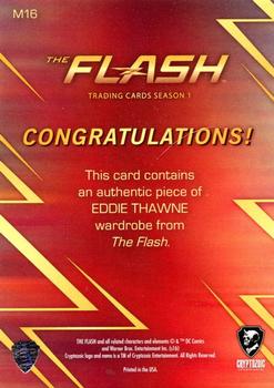 2016 Cryptozoic The Flash Season 1 - Wardrobe/Prop #M16 Eddie Thawne Back
