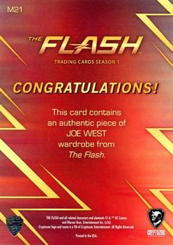 2016 Cryptozoic The Flash Season 1 - Wardrobe/Prop #M21 Joe West Back