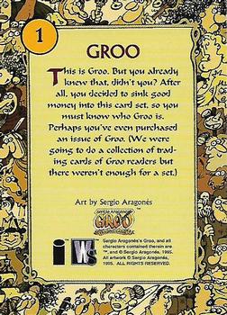 1995 Wildstorm Groo #1 Groo Back