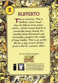 1995 Wildstorm Groo #2 Rufferto Back