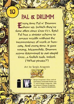 1995 Wildstorm Groo #10 Pal & Drumm Back