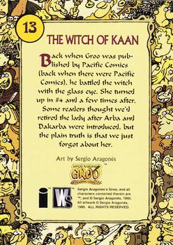 1995 Wildstorm Groo #13 The Witch of Kaan Back
