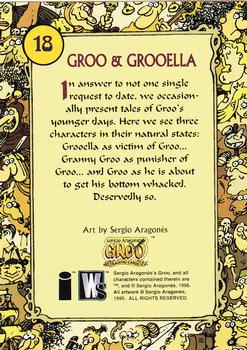 1995 Wildstorm Groo #18 Groo & Grooella Back