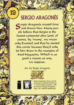 1995 Wildstorm Groo #19 Sergio Aragones Back