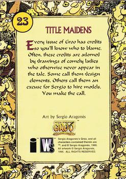 1995 Wildstorm Groo #23 Title Maidens Back