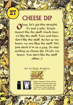 1995 Wildstorm Groo #27 Cheese Dip Back