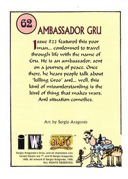 1995 Wildstorm Groo #62 Ambassador Gru Back