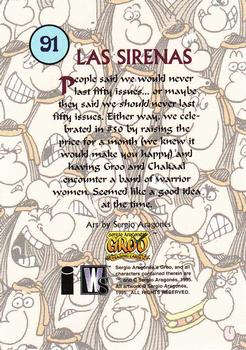 1995 Wildstorm Groo #91 Las Sirenas Back