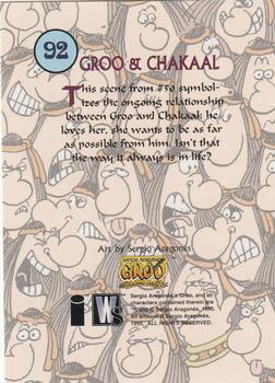 1995 Wildstorm Groo #92 Groo & Chakaal Back