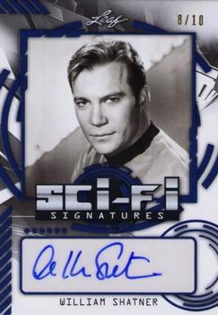 2016 Leaf Pop Century - Sci-Fi Signatures Blue #SF-WS1 William Shatner Front