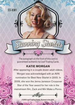 2016 Leaf Pop Century - Stunning Starlets Autographs #SS-KM1 Katie Morgan Back