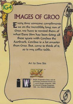 1995 Wildstorm Groo - Images of Groo #IG-4 Groo by Dave Sim Back