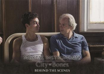 2013 Leaf The Mortal Instruments: City of Bones - Behind The Scenes #BHS-3 Robert Sheehan / Harald Zwart Front