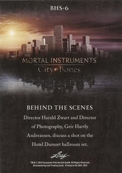 2013 Leaf The Mortal Instruments: City of Bones - Behind The Scenes #BHS-6 Harald Zwart / Geir Hartly Andreassen Back