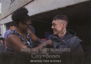 2013 Leaf The Mortal Instruments: City of Bones - Behind The Scenes #BHS-8 Gersha Phillips / Kevin Durand Front