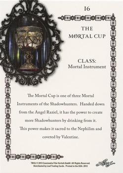 2013 Leaf The Mortal Instruments: City of Bones - Characters #16 The Mortal Cup Back