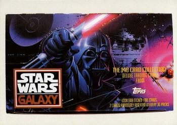 2016 Topps Abrams Star Wars Galaxy Bonus Cards #1 Series 1 Box Front