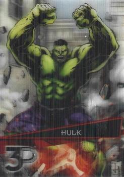 2015 Upper Deck Marvel 3D - Lenticular 3D #9-3D Hulk Front