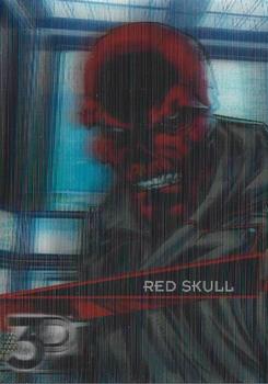 2015 Upper Deck Marvel 3D - Lenticular 3D #18-3D Red Skull Front