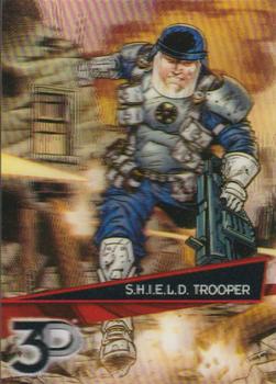 2015 Upper Deck Marvel 3D - Lenticular 3D #20-3D S.H.I.E.L.D. Trooper Front